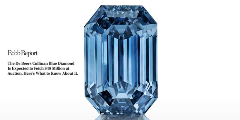 Read more about the article Nir Livnat: Price Tag of ‘The De Beers Cullinan Blue Diamond’ – $48 Million